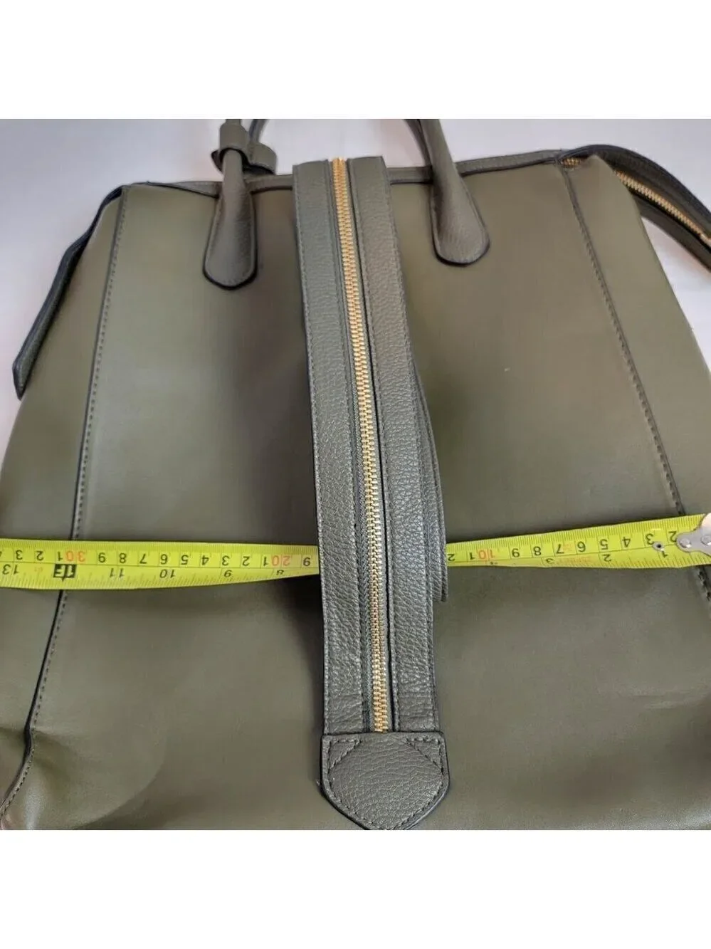 Target - A New Day - Backpack / Sling Bag - Olive Green Faux Leather